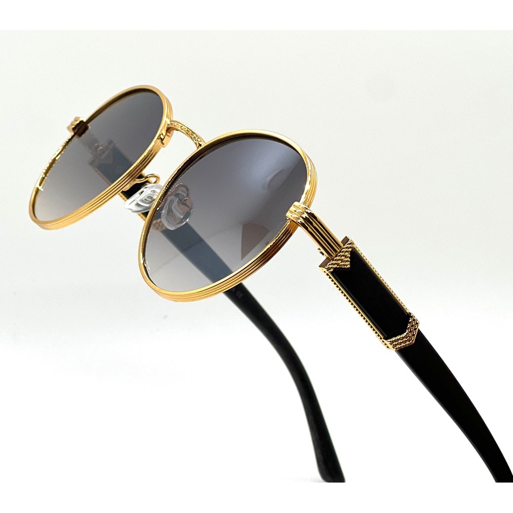 Round Sunglasses Gold Frame Lens Fashion Shades Hip‎ Hop Style Trendy Lentes New
